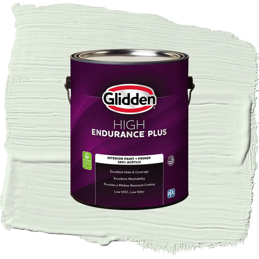 Glidden HEP Cloudy Day / Green, Semi-Gloss Interior Paint with Primer, 1 Gallon