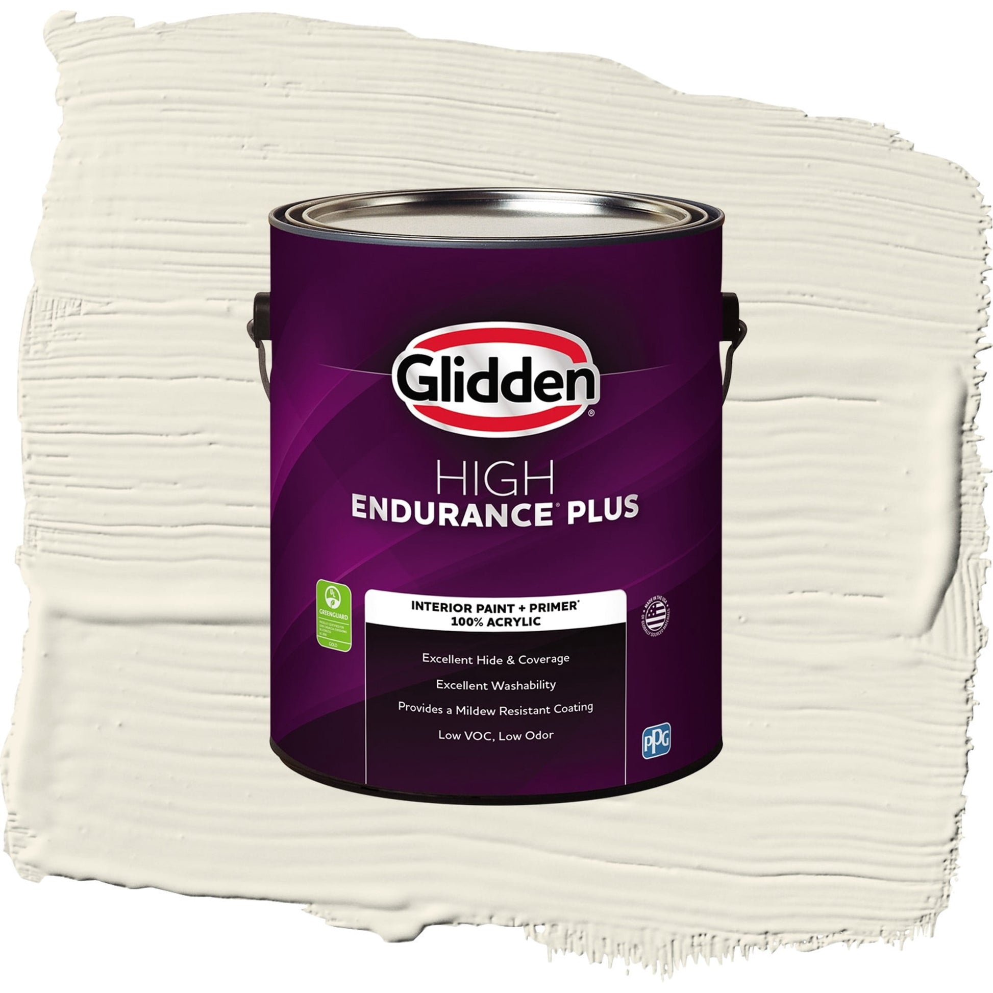 Glidden HEP Cold Foam / White Eggshell Interior Paint with Primer, 1 Gallon
