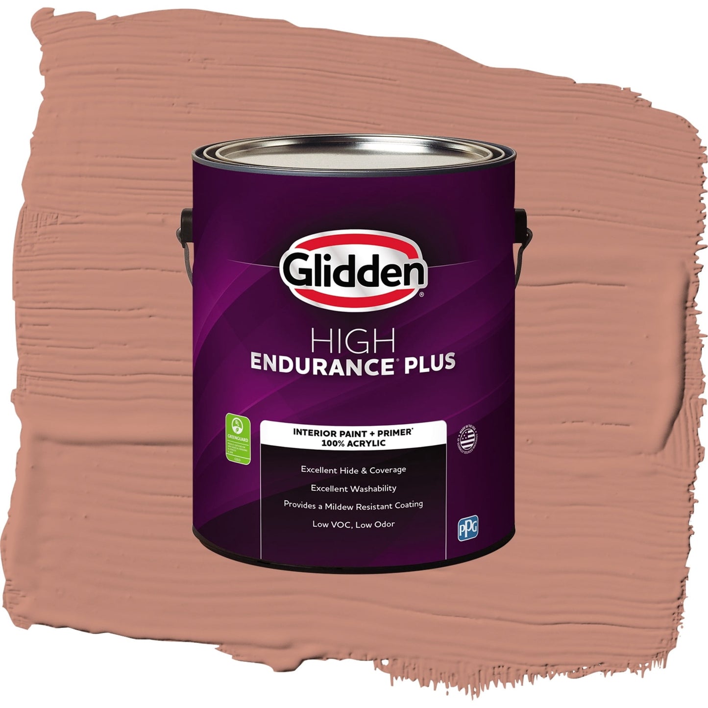 Glidden HEP Copper Trail / Orange, Semi-Gloss Interior Paint with Primer, 1 Gallon