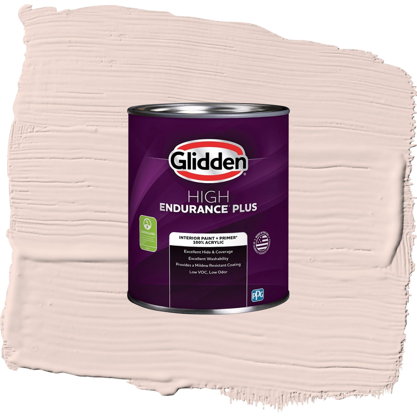 Glidden HEP Coral Cream / Orange, Eggshell Interior Paint with Primer, 1 Quart