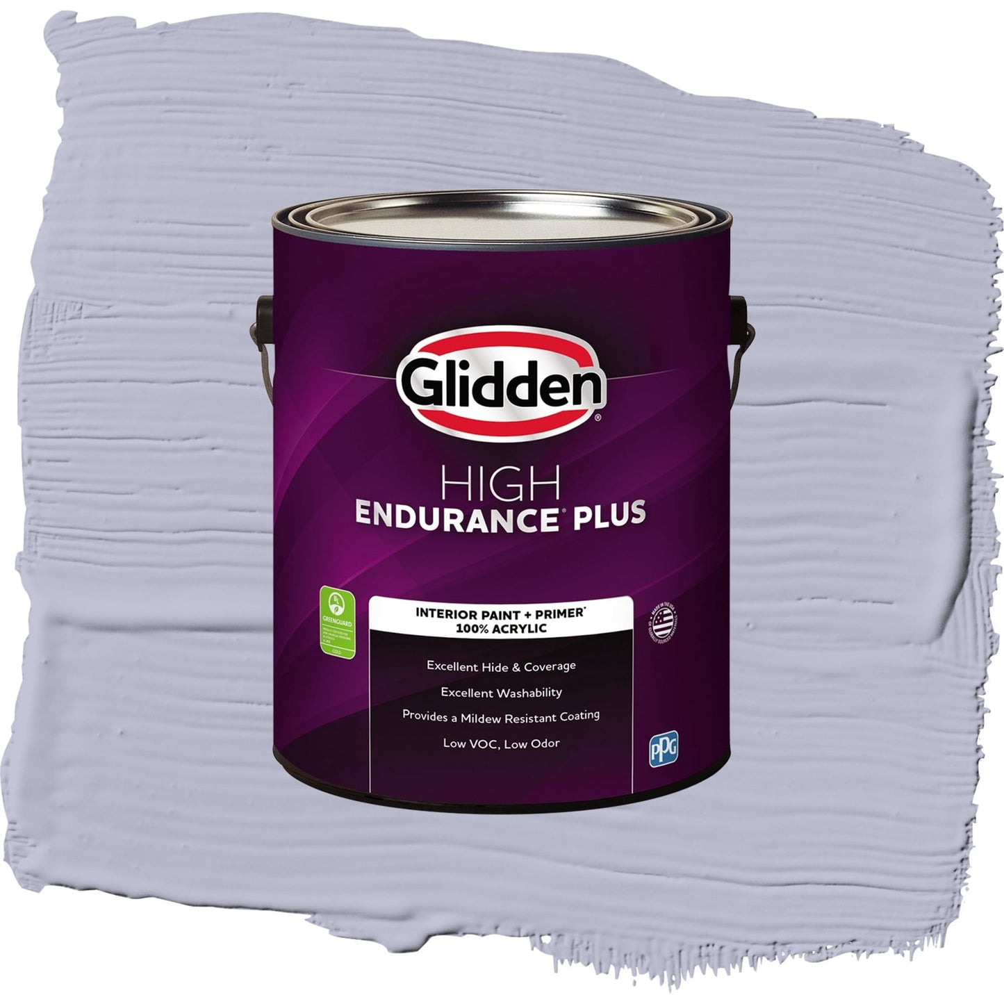 Glidden HEP Cosmic / Purple, Eggshell Interior Paint with Primer, 1 Gallon