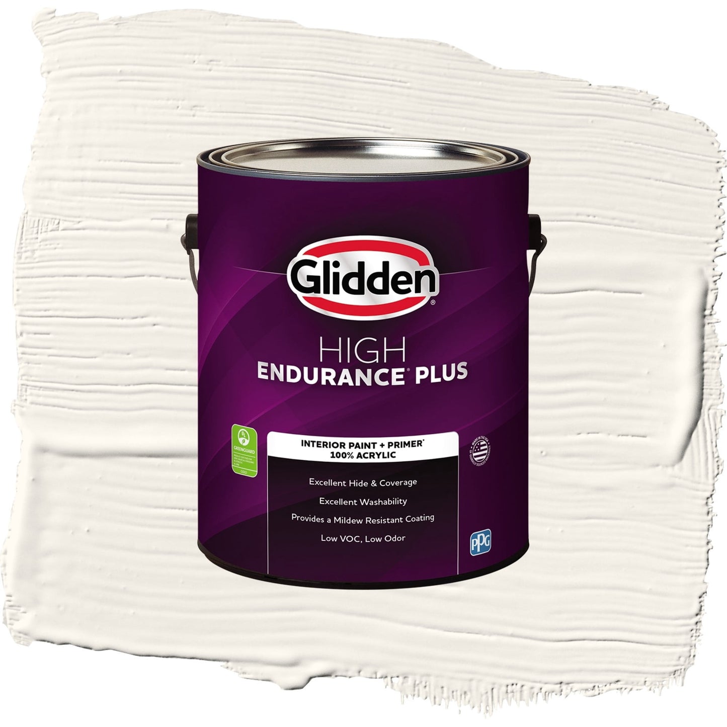 Glidden HEP Cow's Milk / Off White Eggshell Interior Paint with Primer, 1 Gallon