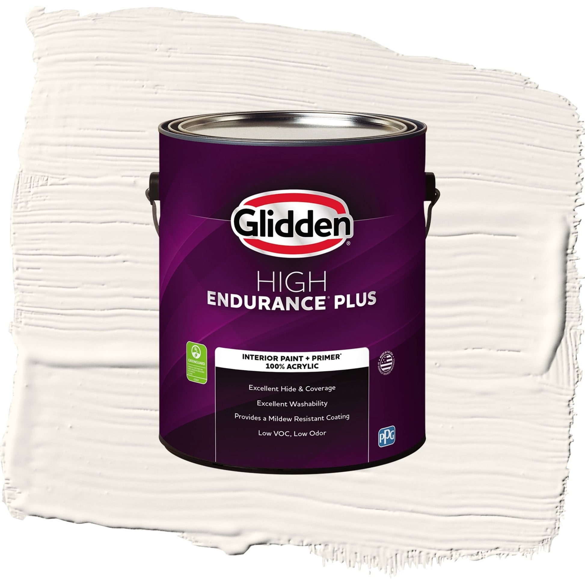 Glidden HEP Cow's Milk / Off White Eggshell Interior Paint with Primer, 1 Gallon