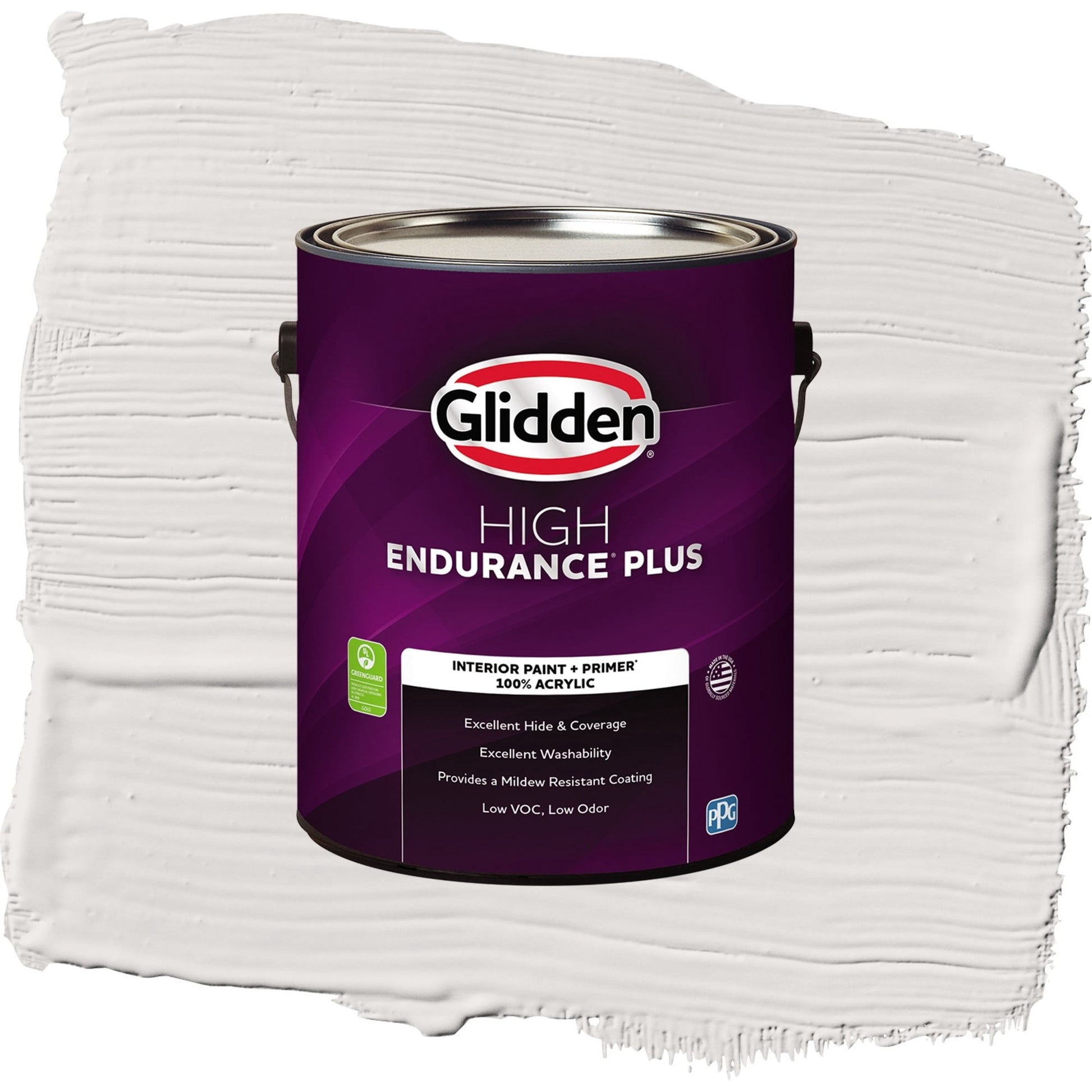 Glidden HEP Fall Chill / Grey, Eggshell Interior Paint with Primer, 1 Gallon