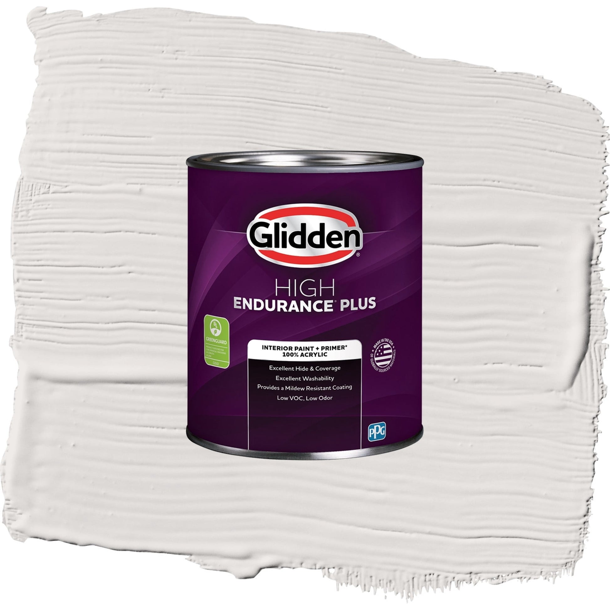Glidden HEP Fall Chill / Grey, Eggshell Interior Paint with Primer, 1 Quart