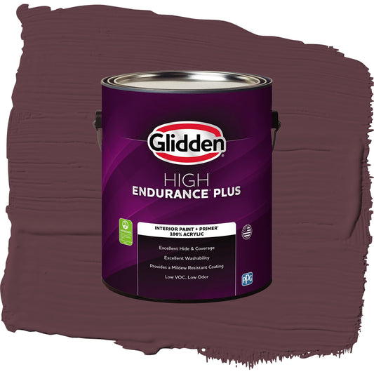 Glidden HEP Gooseberry / Purple, Semi-Gloss Interior Paint with Primer, 1 Gallon
