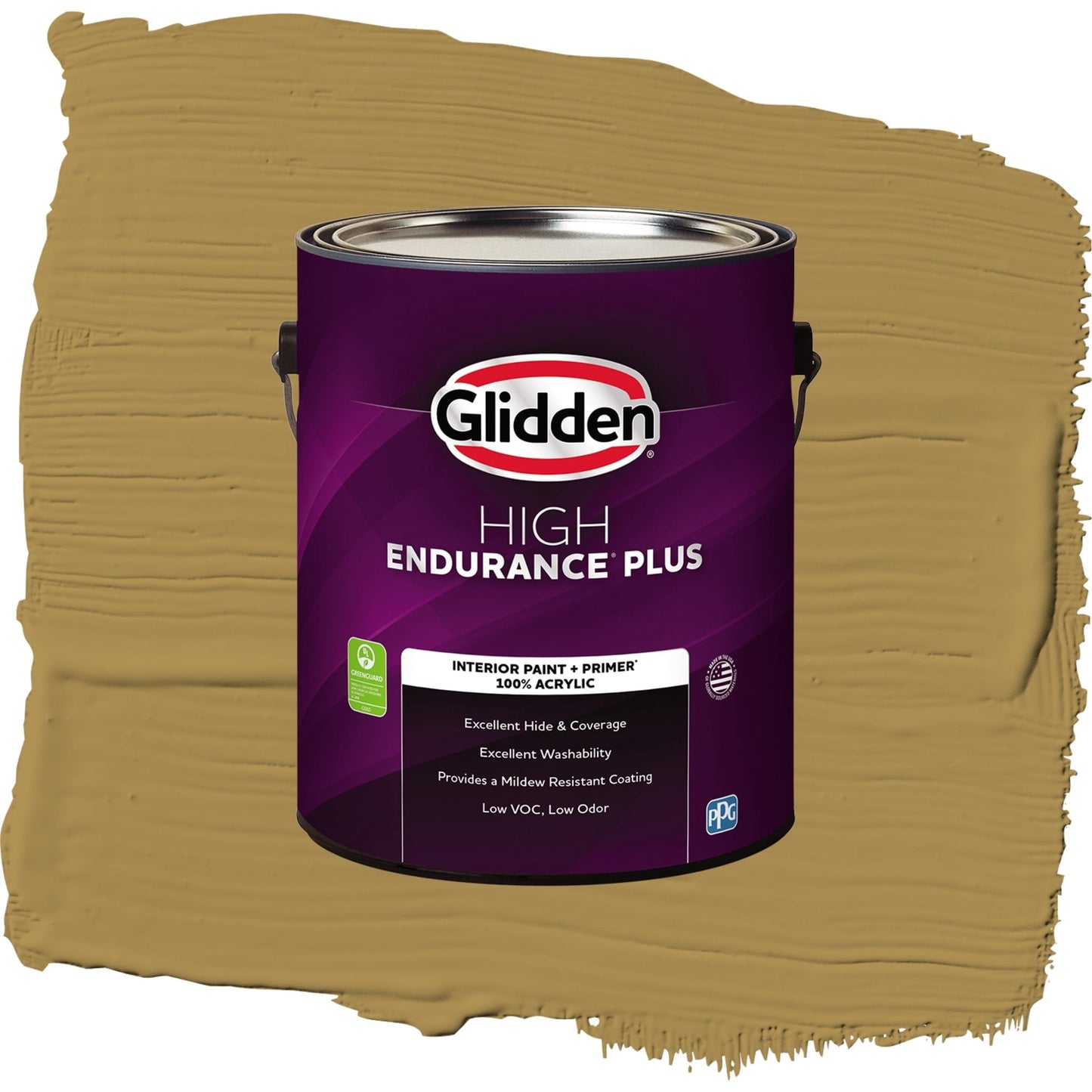 Glidden HEP Graceful Gazelle / Brown, Eggshell Interior Paint with Primer, 1 Gallon