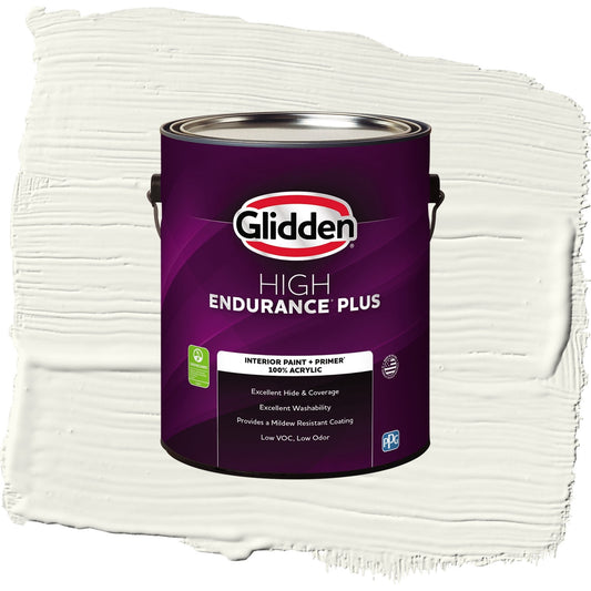 Glidden HEP Gypsum / Off-White Semi-Gloss Interior Paint with Primer, 1 Gallon