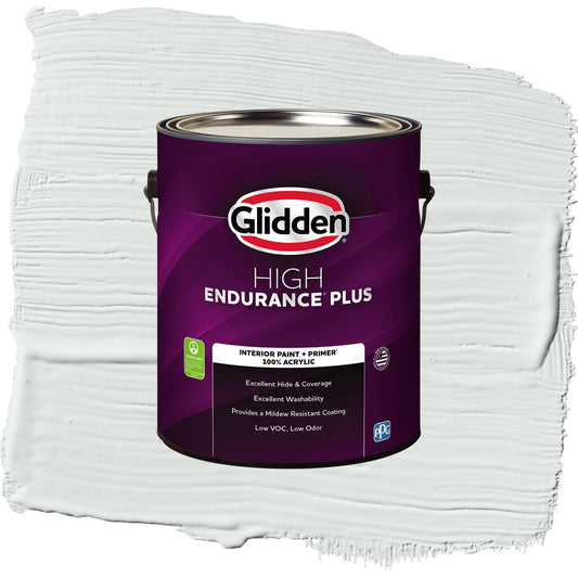 Glidden HEP Icy Bay / Off-White Semi-Gloss Interior Paint with Primer, 1 Gallon