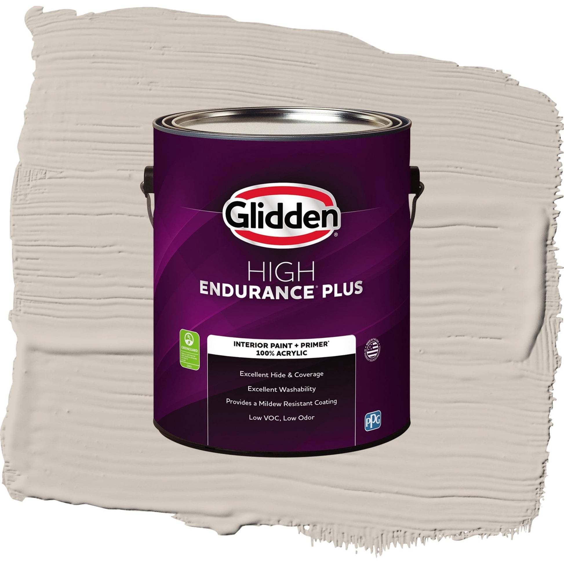 Glidden HEP Intuitive / Beige, Semi-Gloss Interior Paint with Primer, 1 Gallon