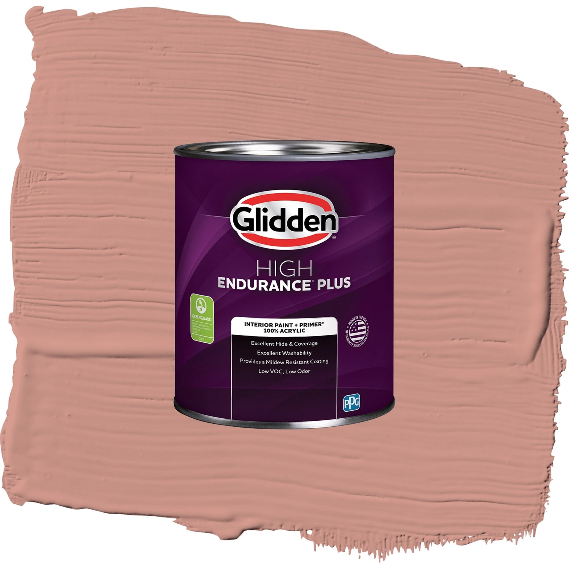 Glidden HEP Long Weekend / Orange, Eggshell Interior Paint with Primer, 1 Quart