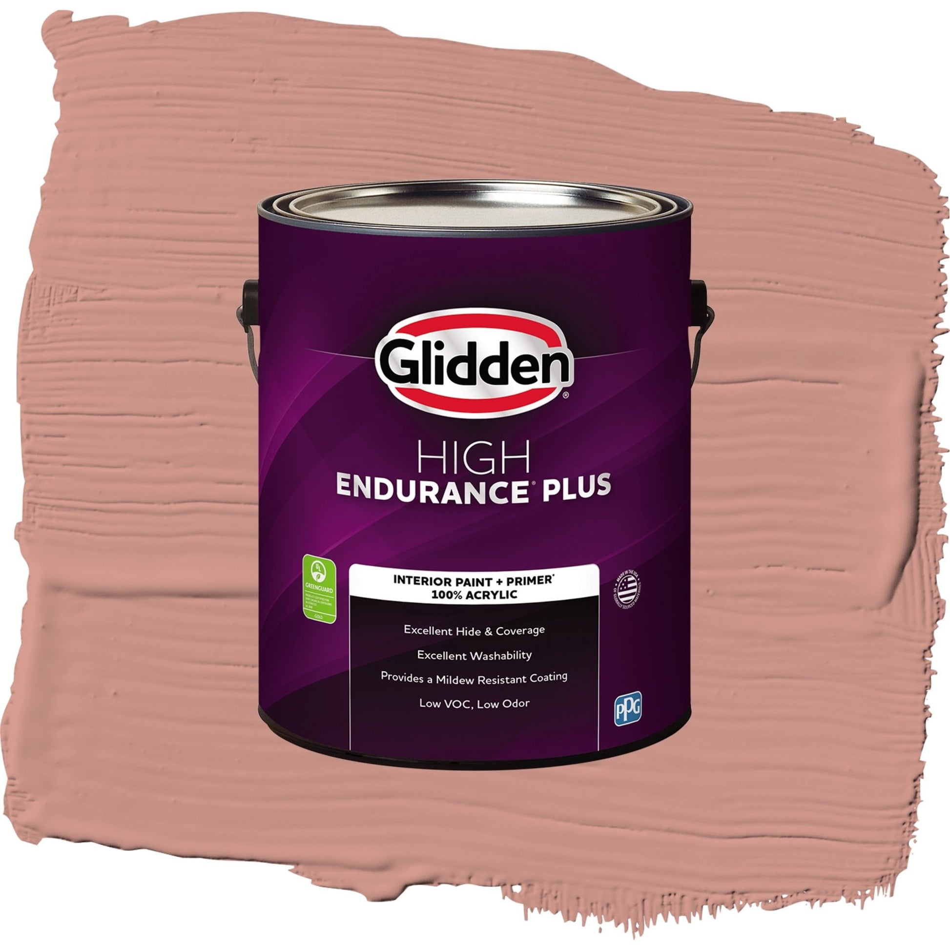 Glidden HEP Long Weekend / Orange, Semi-Gloss Interior Paint with Primer, 1 Gallon
