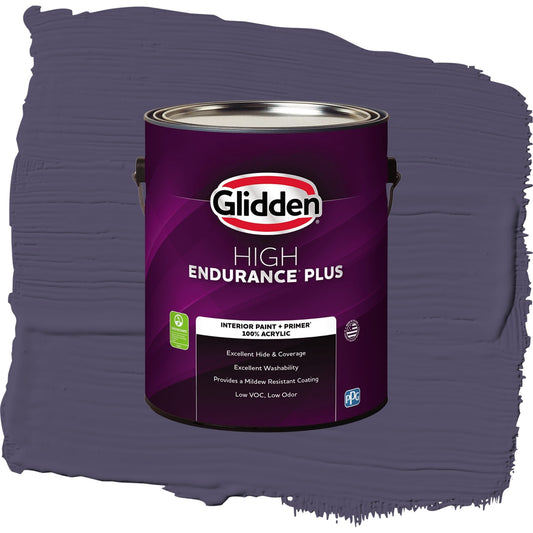 Glidden HEP Magic Spell / Purple, Eggshell Interior Paint with Primer, 1 Gallon