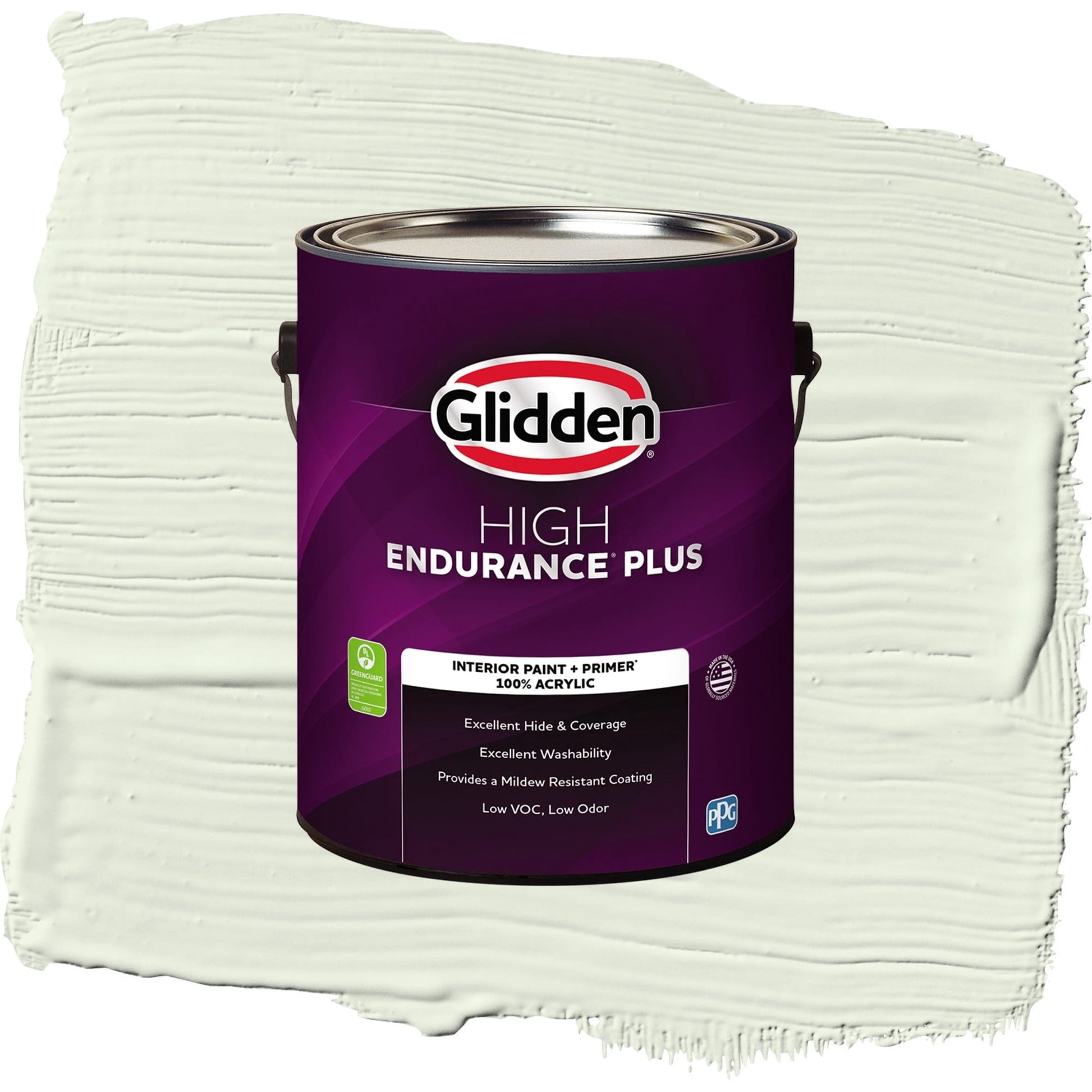 Glidden HEP Milkweed / Green, Eggshell Interior Paint with Primer, 1 Gallon