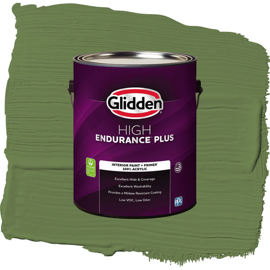 Glidden HEP Mint Leaves / Green, Eggshell Interior Paint with Primer, 1 Gallon