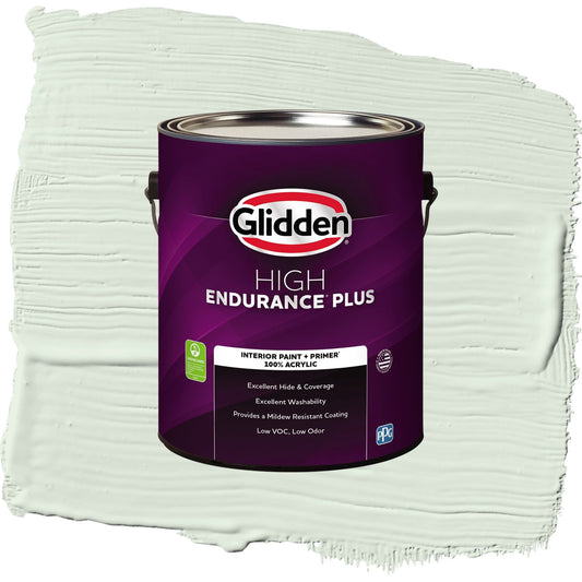 Glidden HEP Mint Wafer / Green, Eggshell Interior Paint with Primer, 1 Gallon