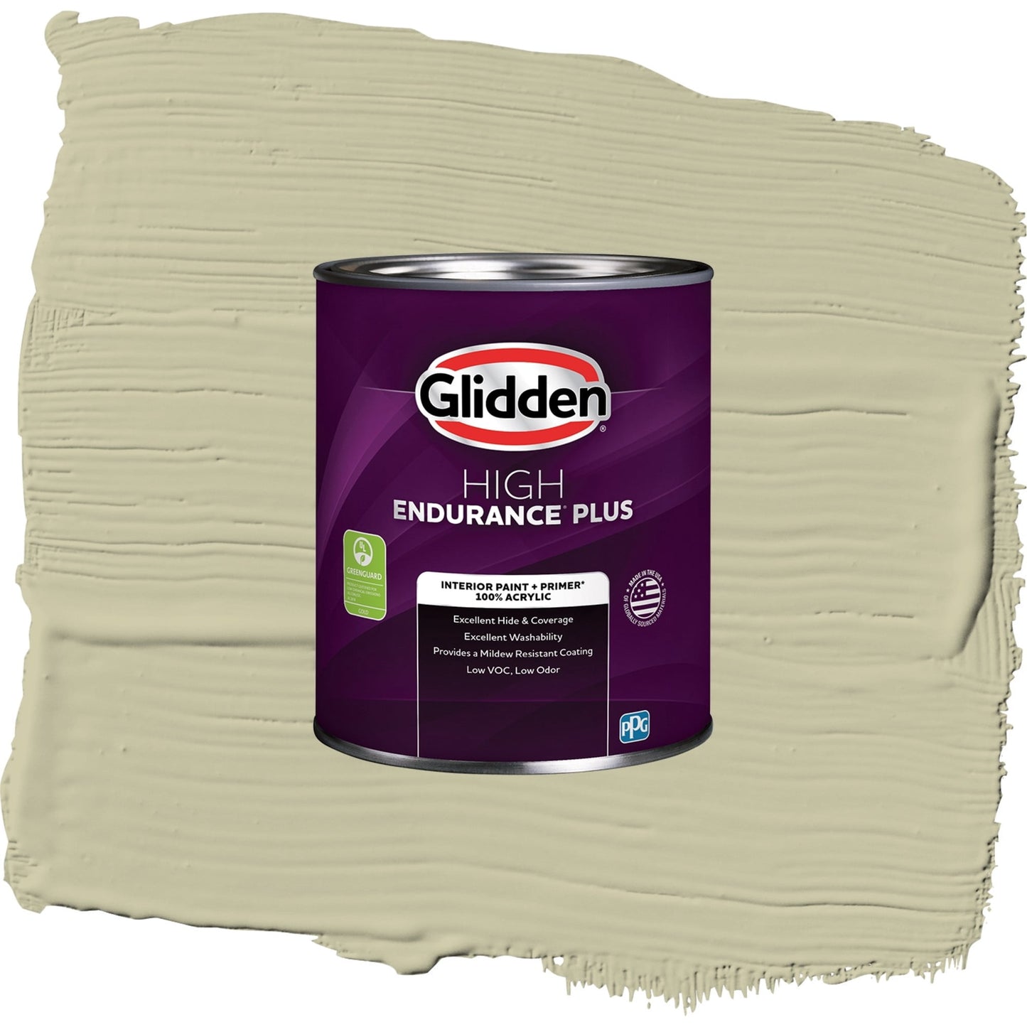 Glidden HEP Northern Landscape / Green, Eggshell Interior Paint with Primer, 1 Quart