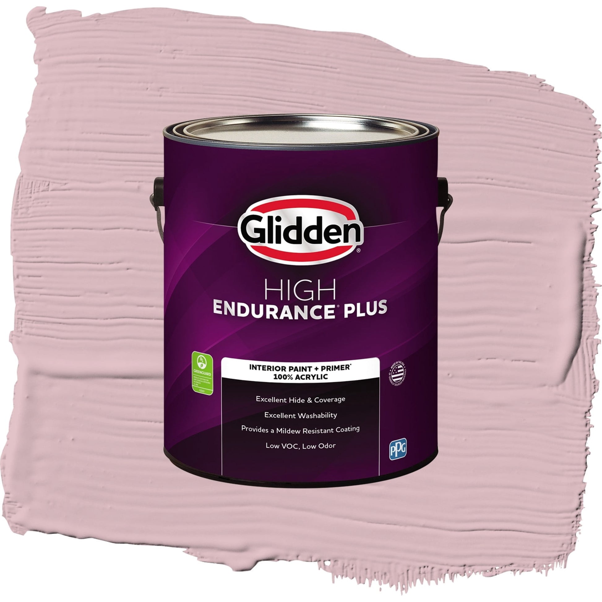 Glidden HEP Nostalgia / Purple, Eggshell Interior Paint with Primer, 1 Gallon