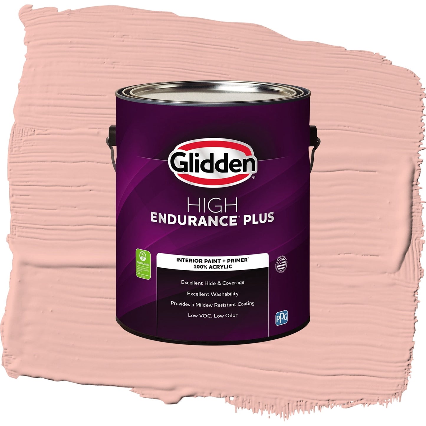 Glidden HEP Peach Beige / Red, Eggshell Interior Paint with Primer, 1 Gallon