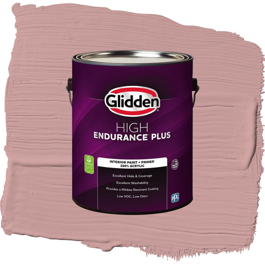 Glidden HEP Pepperberry / Pink, Semi-Gloss Interior Paint with Primer, 1 Gallon