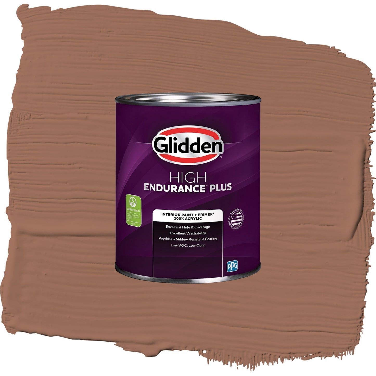 Glidden HEP Prairie Fire / Beige, Semi-Gloss Interior Paint with Primer, 1 Quart