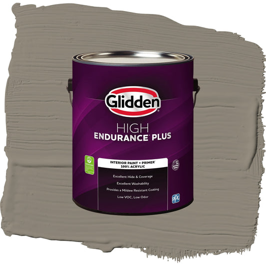 Glidden HEP Roller Coaster / Tan, Eggshell Interior Paint with Primer, 1 Gallon