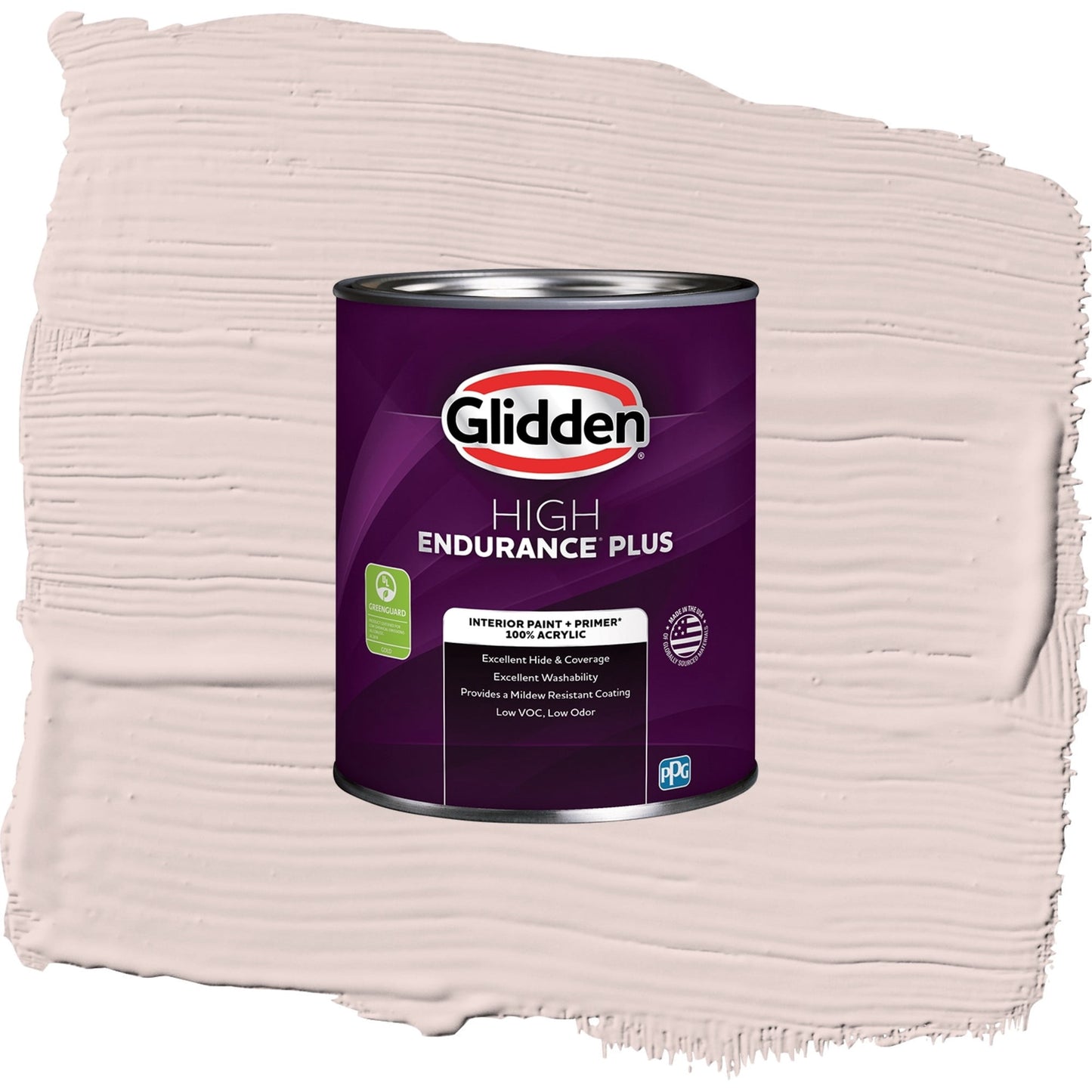Glidden HEP Romeo / Pink, Eggshell Interior Paint with Primer, 1 Quart
