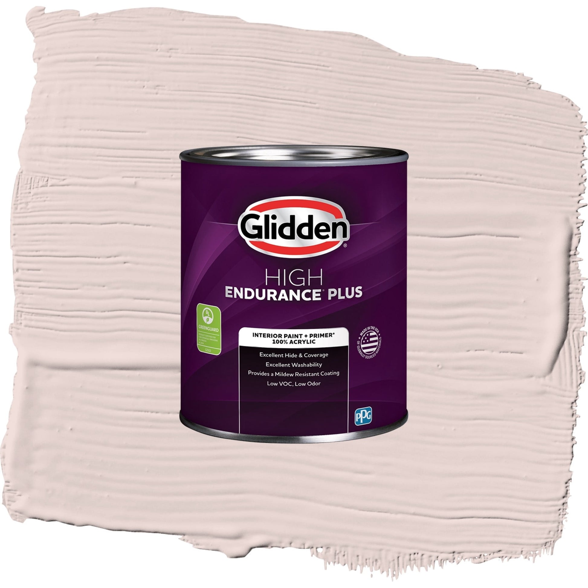 Glidden HEP Romeo / Pink, Eggshell Interior Paint with Primer, 1 Quart