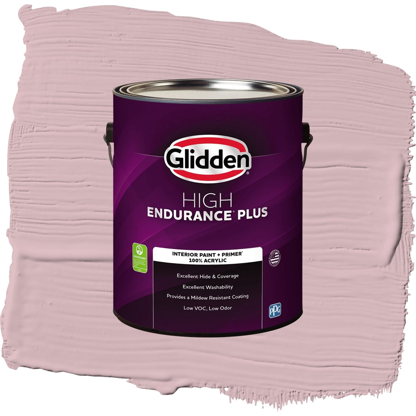 Glidden HEP Rose Stain / Pink, Eggshell Interior Paint with Primer, 1 Gallon
