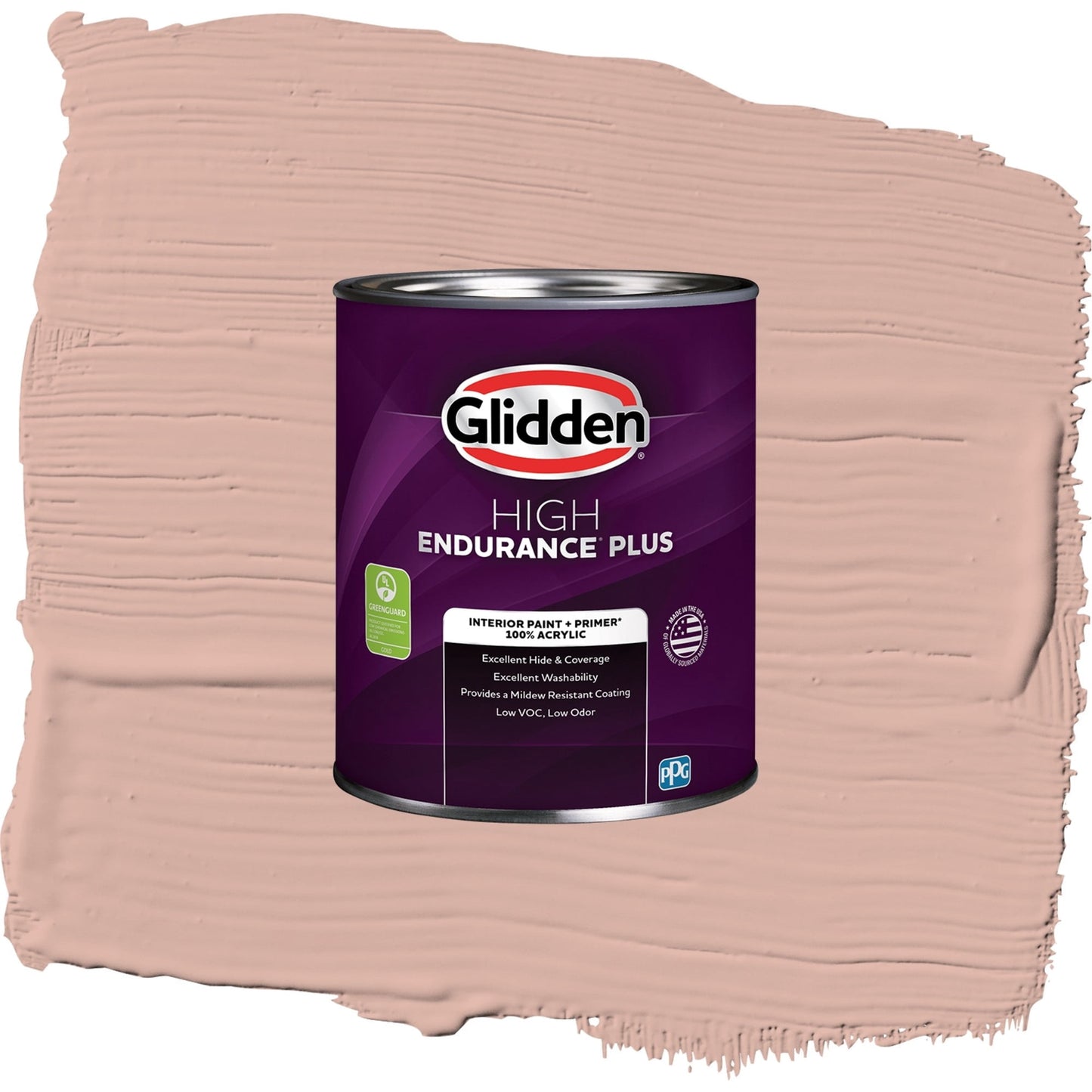 Glidden HEP Sandpaper / Orange, Semi-Gloss Interior Paint with Primer, 1 Quart