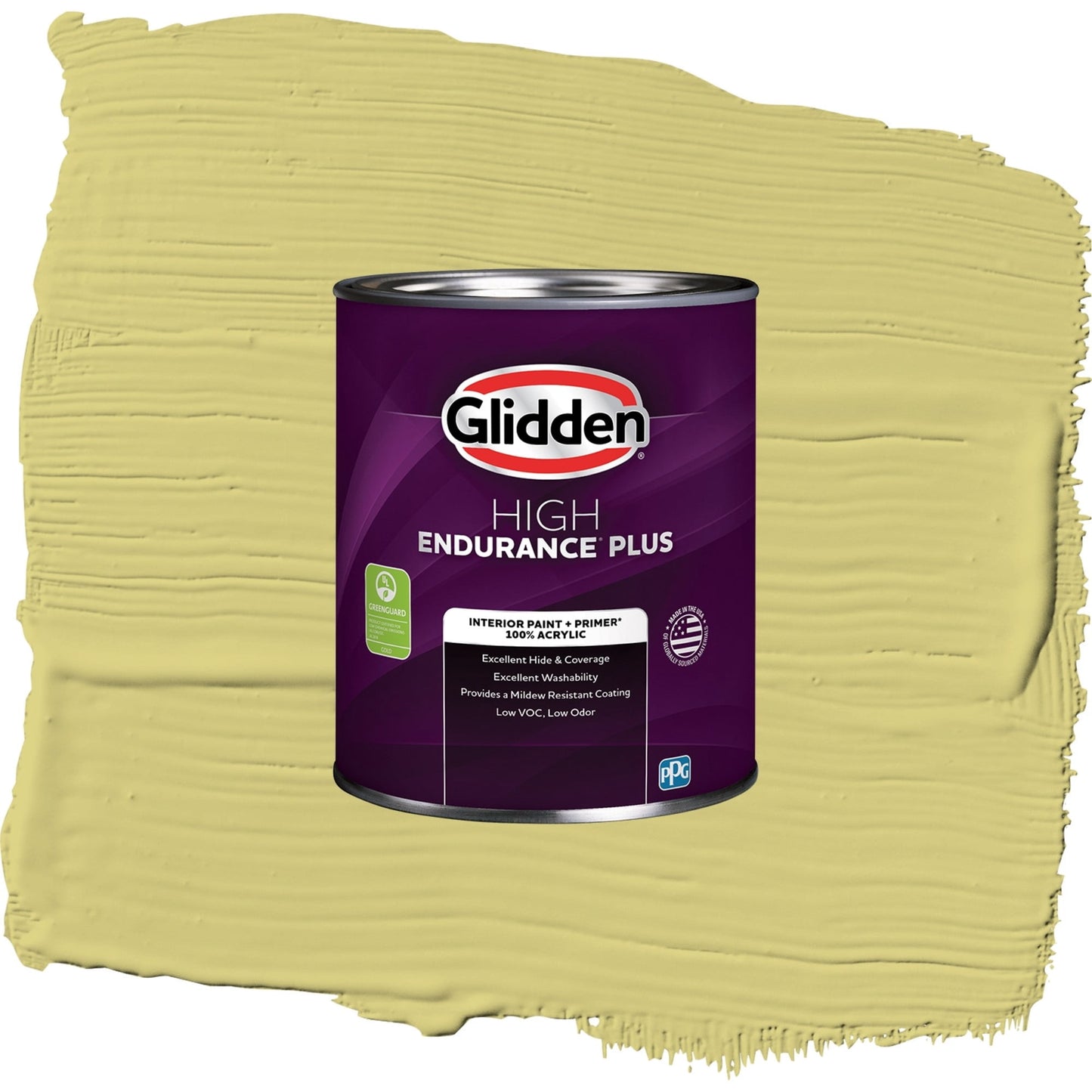 Glidden HEP Serene Scene / Green, Semi-Gloss Interior Paint with Primer, 1 Quart