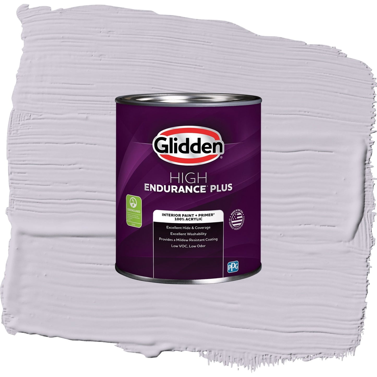 Glidden HEP Silver Chalice / Purple, Eggshell Interior Paint with Primer, 1 Quart
