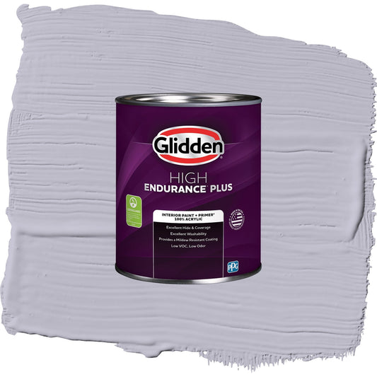 Glidden HEP Silverberry / Purple, Semi-Gloss Interior Paint with Primer, 1 Quart