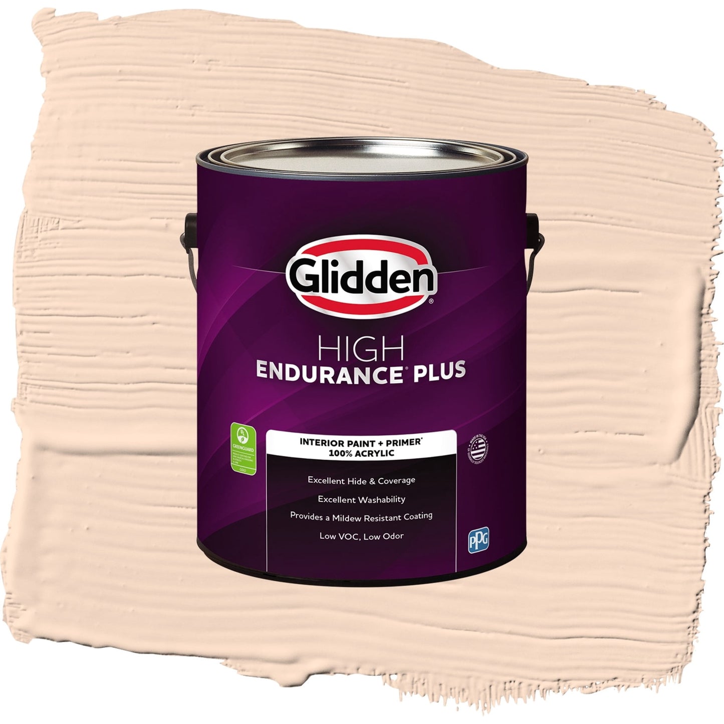Glidden HEP Sourpatch Peach / Orange, Eggshell Interior Paint with Primer, 1 Gallon