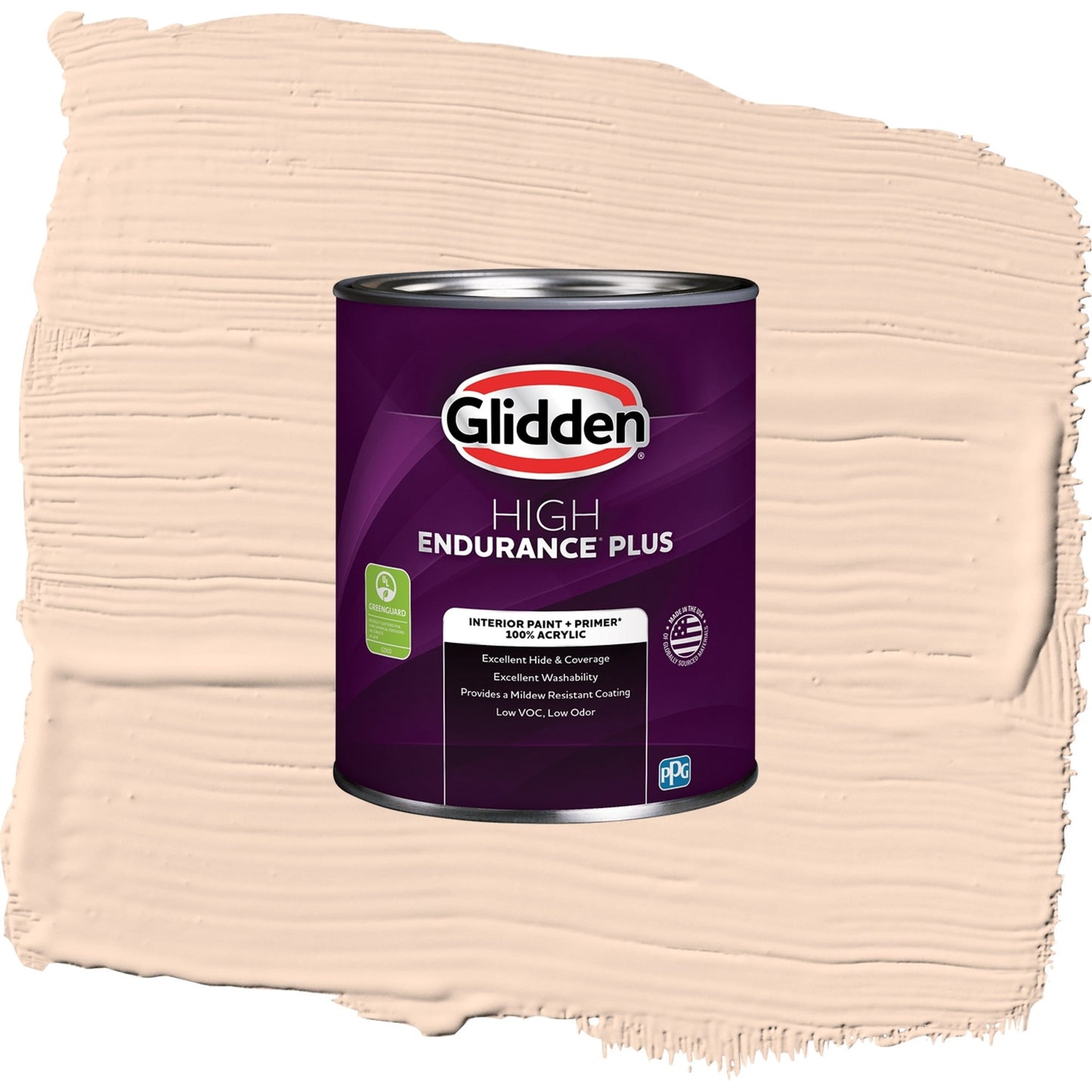 Glidden HEP Sourpatch Peach / Orange, Semi-Gloss Interior Paint with Primer, 1 Quart