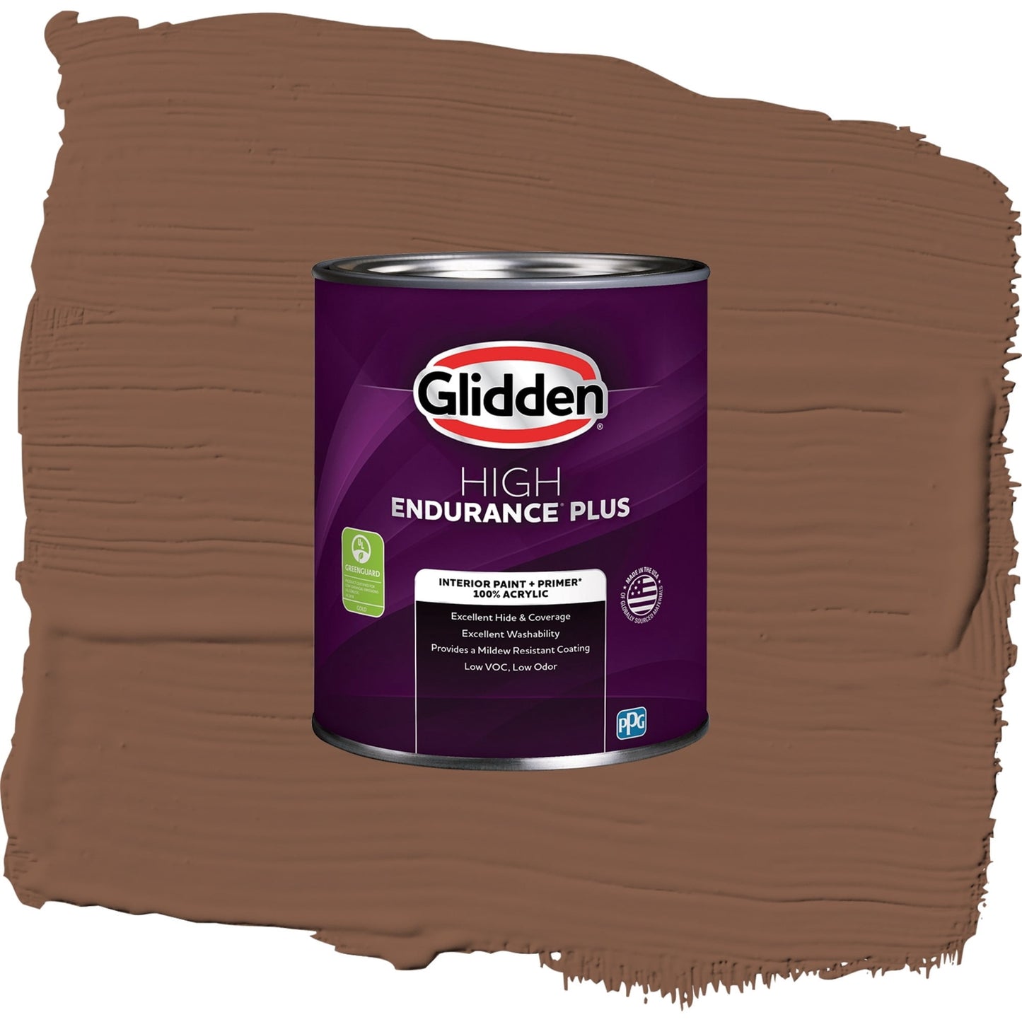 Glidden HEP Spiced Cinnamon / Beige, Eggshell Interior Paint with Primer, 1 Quart