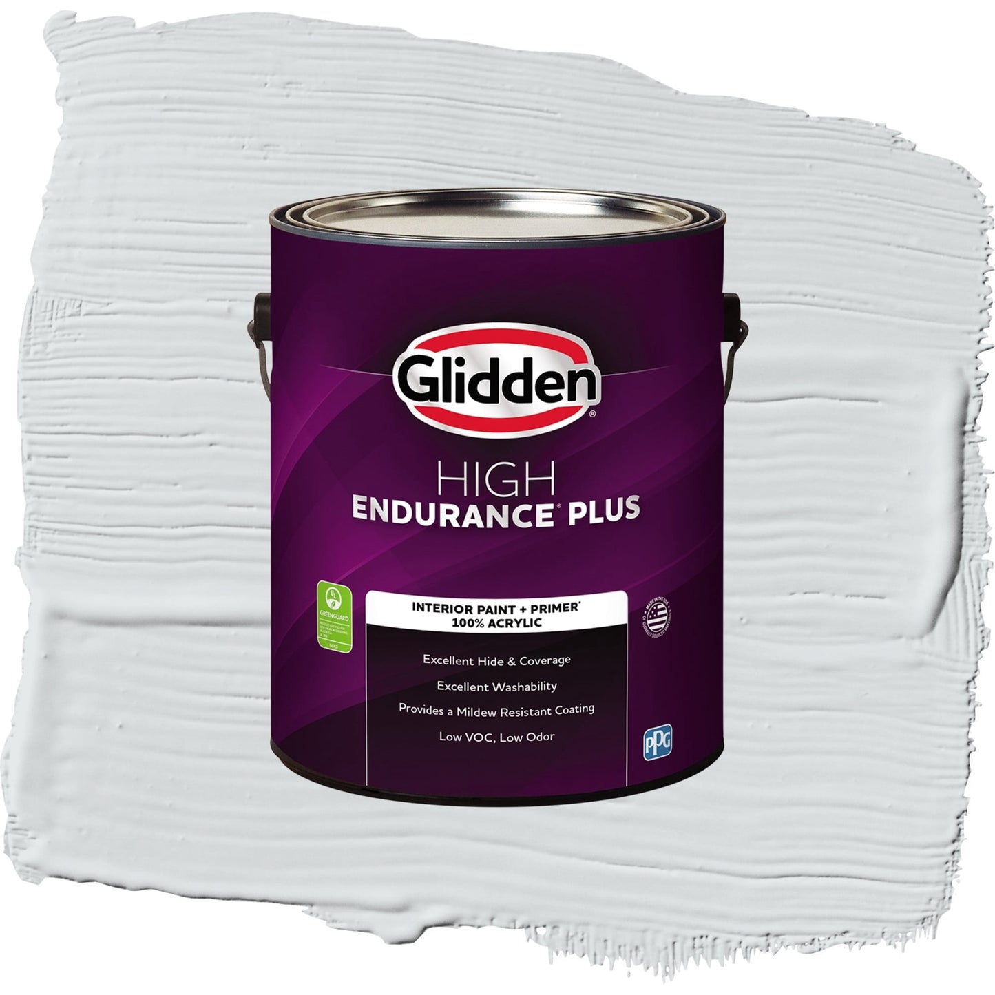Glidden HEP Spring Thaw / White Eggshell Interior Paint with Primer, 1 Gallon