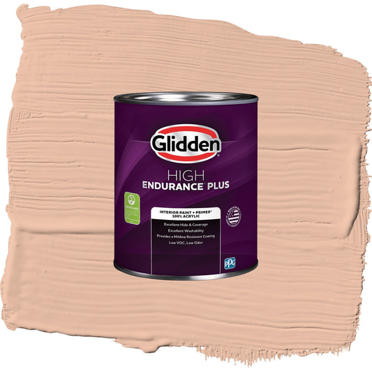 Glidden HEP Starfish / Orange, Semi-Gloss Interior Paint with Primer, 1 Quart