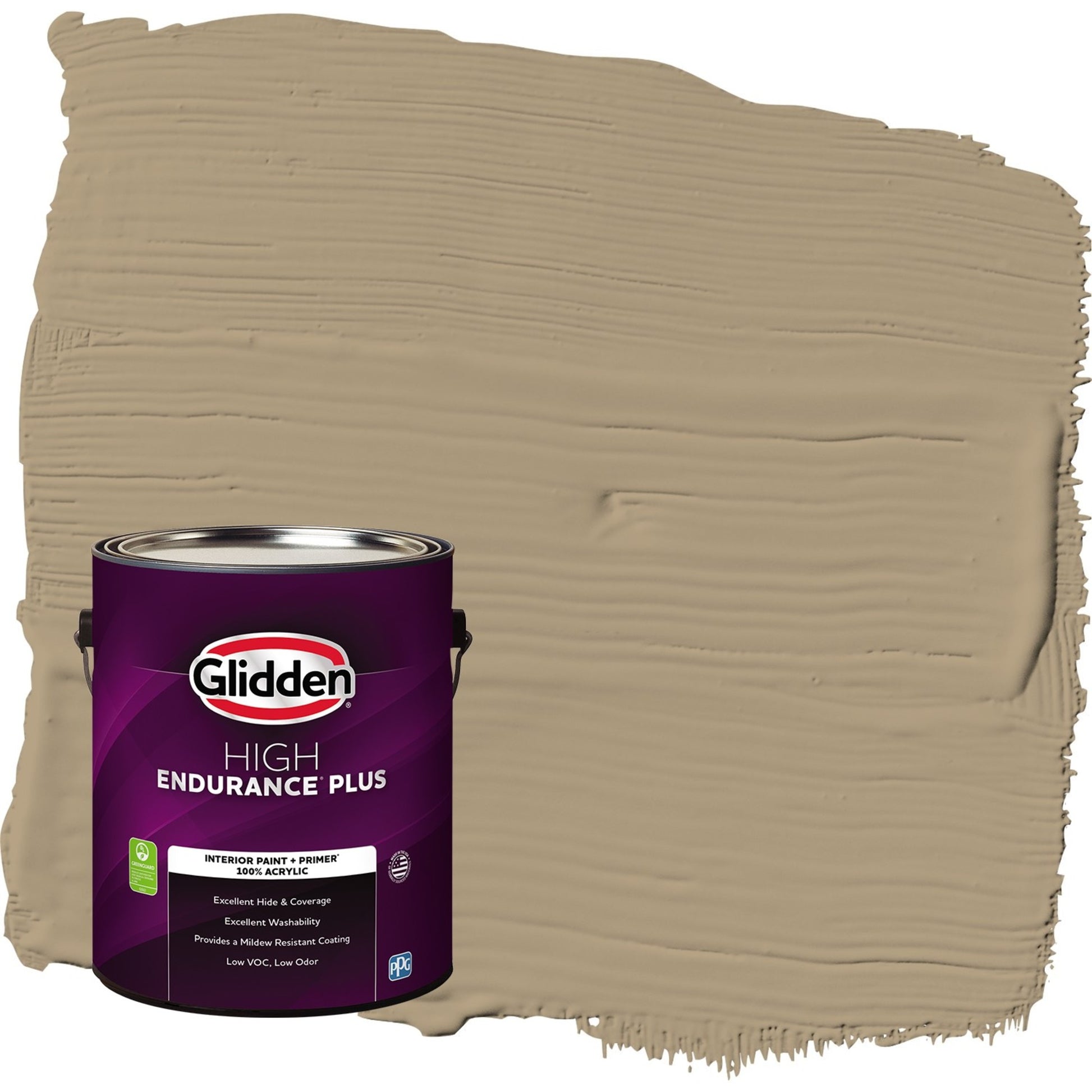 Glidden HEP Stony Creek / Beige Pintura Interior Mate con Primer, 1 GalÃ³n
