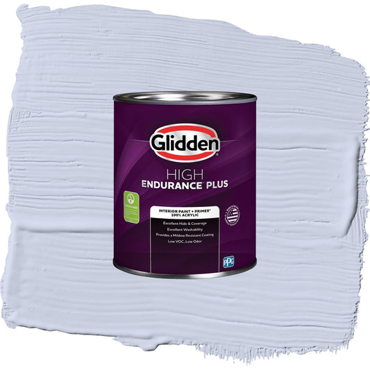 Glidden HEP Sweet Emily / Purple, Eggshell Interior Paint with Primer, 1 Quart