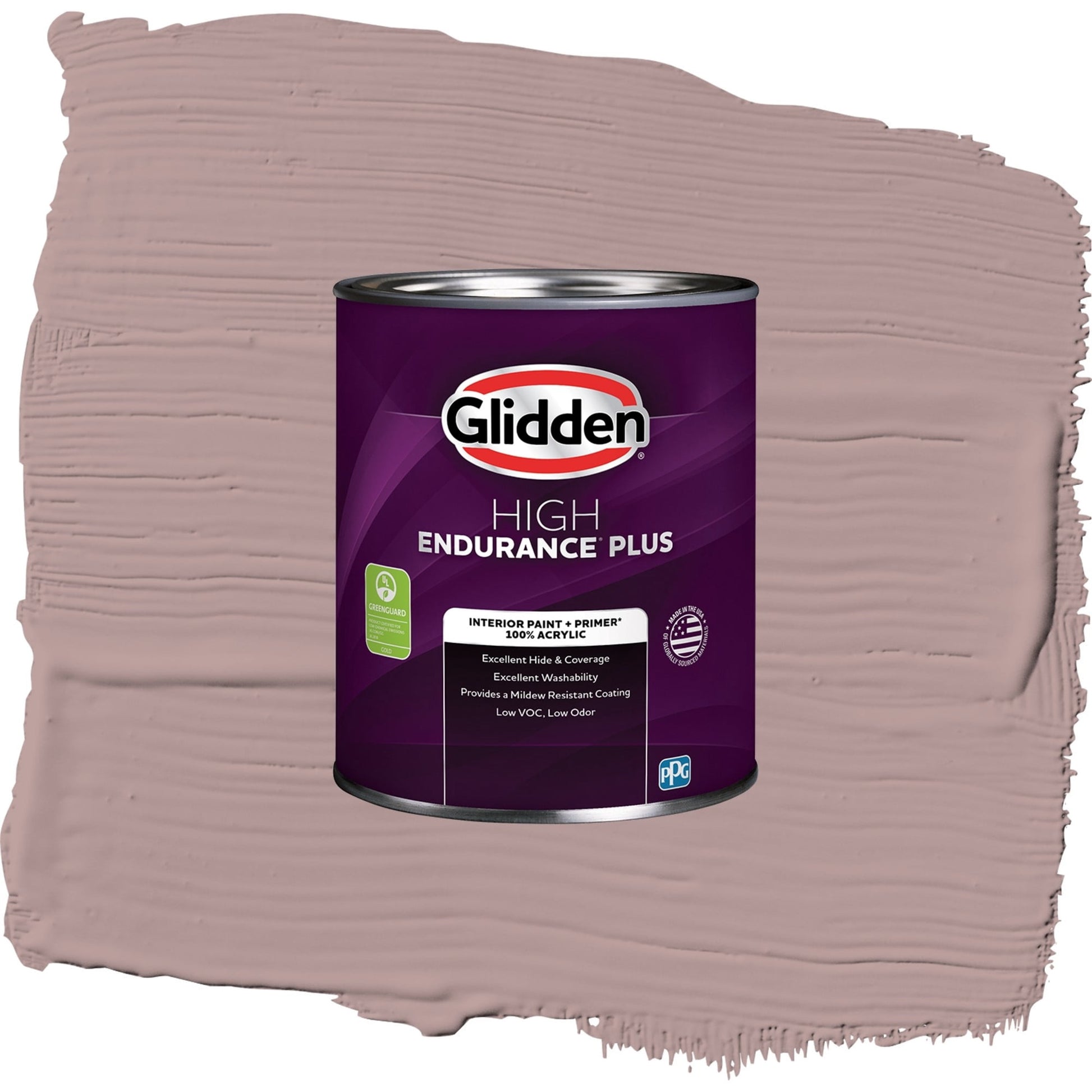 Glidden HEP Tawny Mushroom / Pink, Eggshell Interior Paint with Primer, 1 Quart