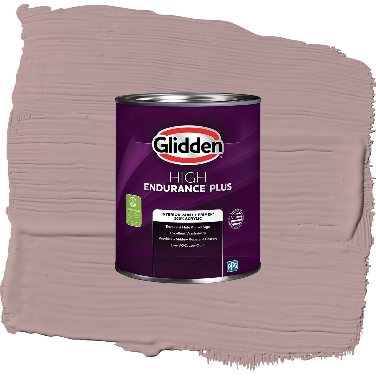 Glidden HEP Tawny Mushroom / Pink, Semi-Gloss Interior Paint with Primer, 1 Quart