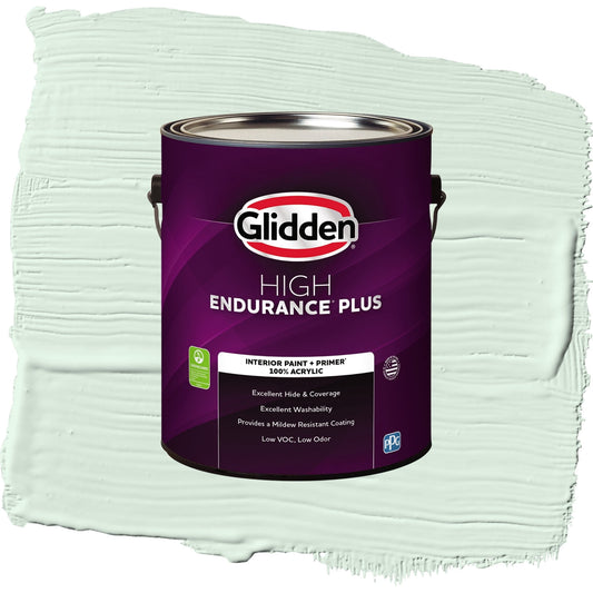 Glidden HEP Tint of Green / Green, Flat Interior Paint with Primer, 1 Gallon