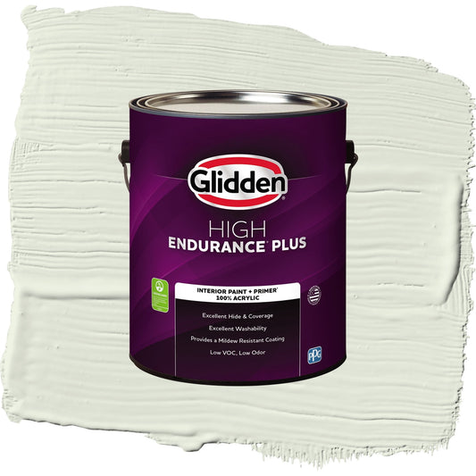 Glidden HEP Touch of Lime / Green, Flat Interior Paint with Primer, 1 Gallon