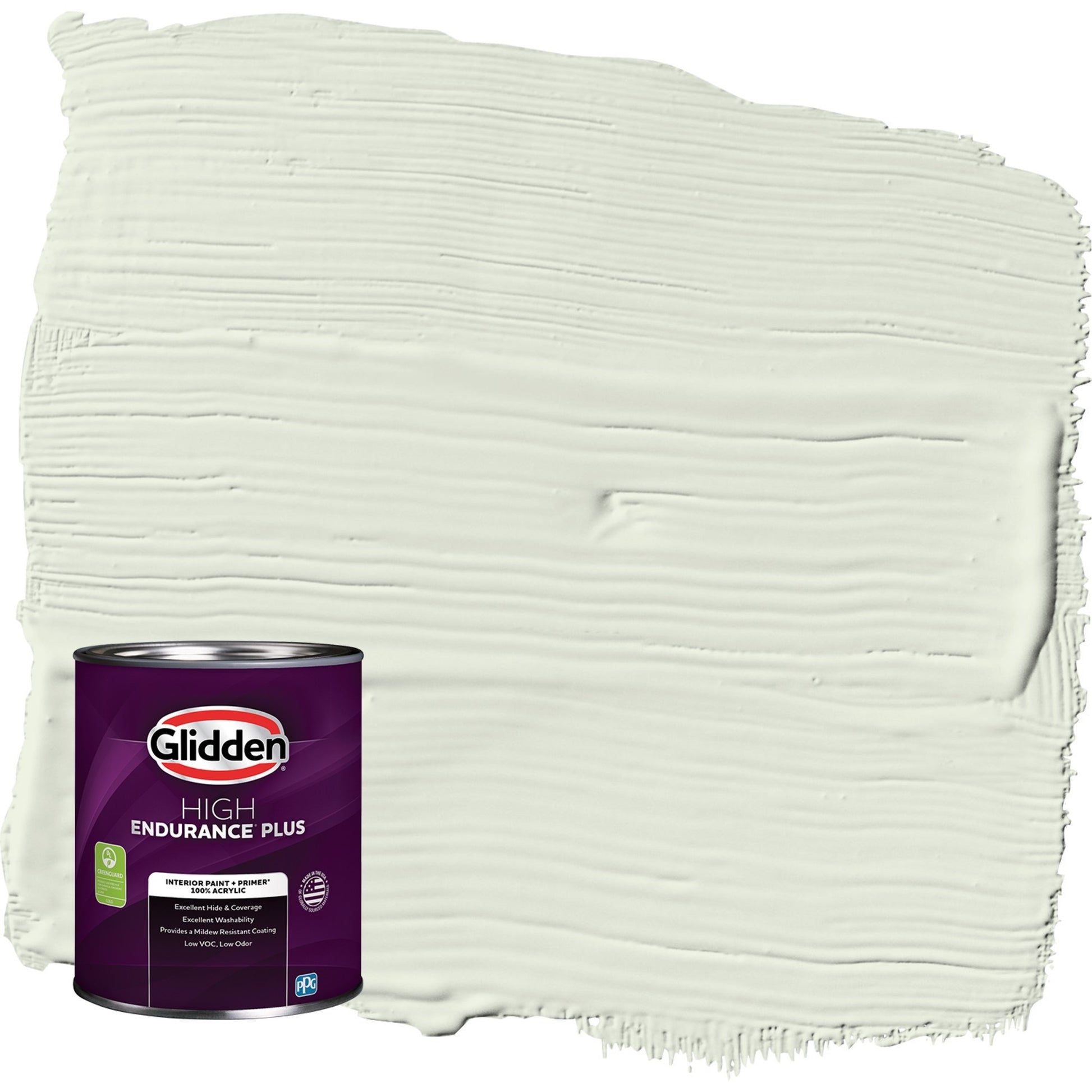 Glidden HEP Touch of Lime / Green, Semi-Gloss Interior Paint with Primer, 1 Quart