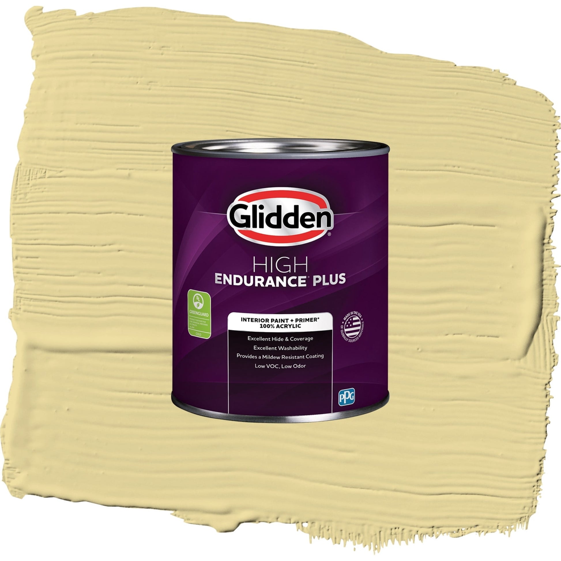 Glidden HEP Twinkle Toes / Green, Eggshell Interior Paint with Primer, 1 Quart