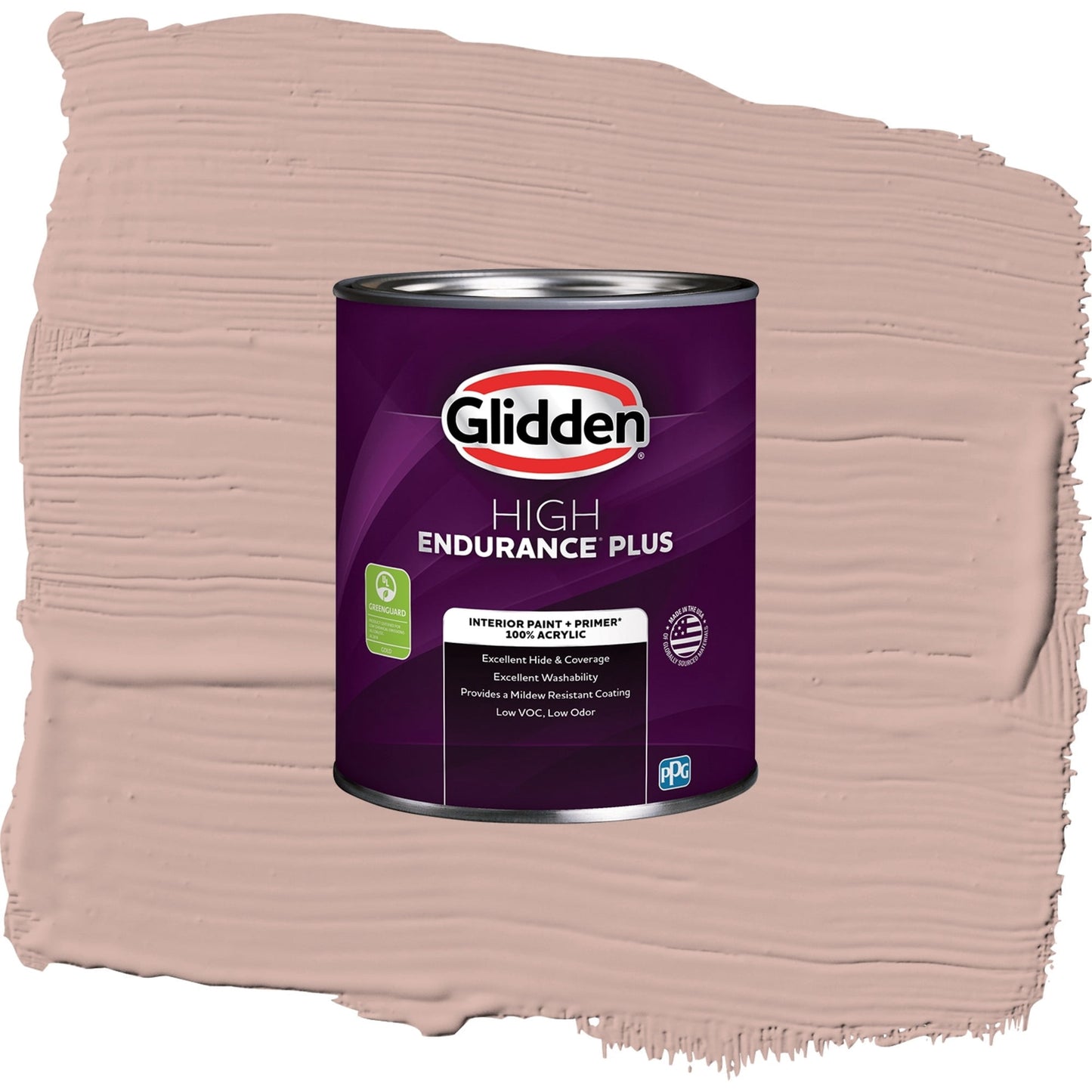 Glidden HEP Velveteen Crush / Pink, Semi-Gloss Interior Paint with Primer, 1 Quart