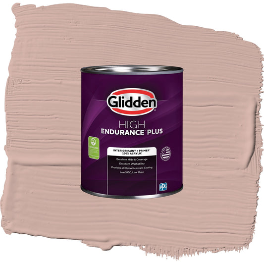 Glidden HEP Velveteen Crush / Pink, Semi-Gloss Interior Paint with Primer, 1 Quart