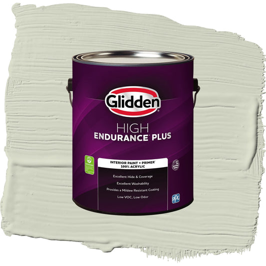 Glidden HEP White Sage / Green, Semi-Gloss Interior Paint with Primer, 1 Gallon