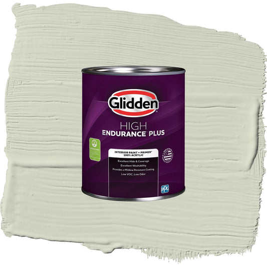 Glidden HEP White Sage / Green, Semi-Gloss Interior Paint with Primer, 1 Quart
